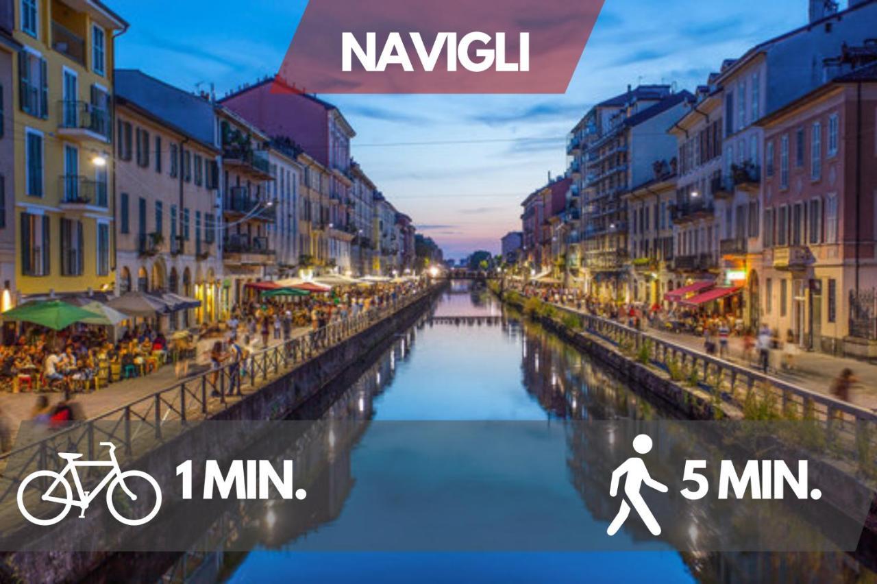 Appartamento Navigli Design Loft - 7 Stops From Duomo, Ac, Netflix Milano Esterno foto